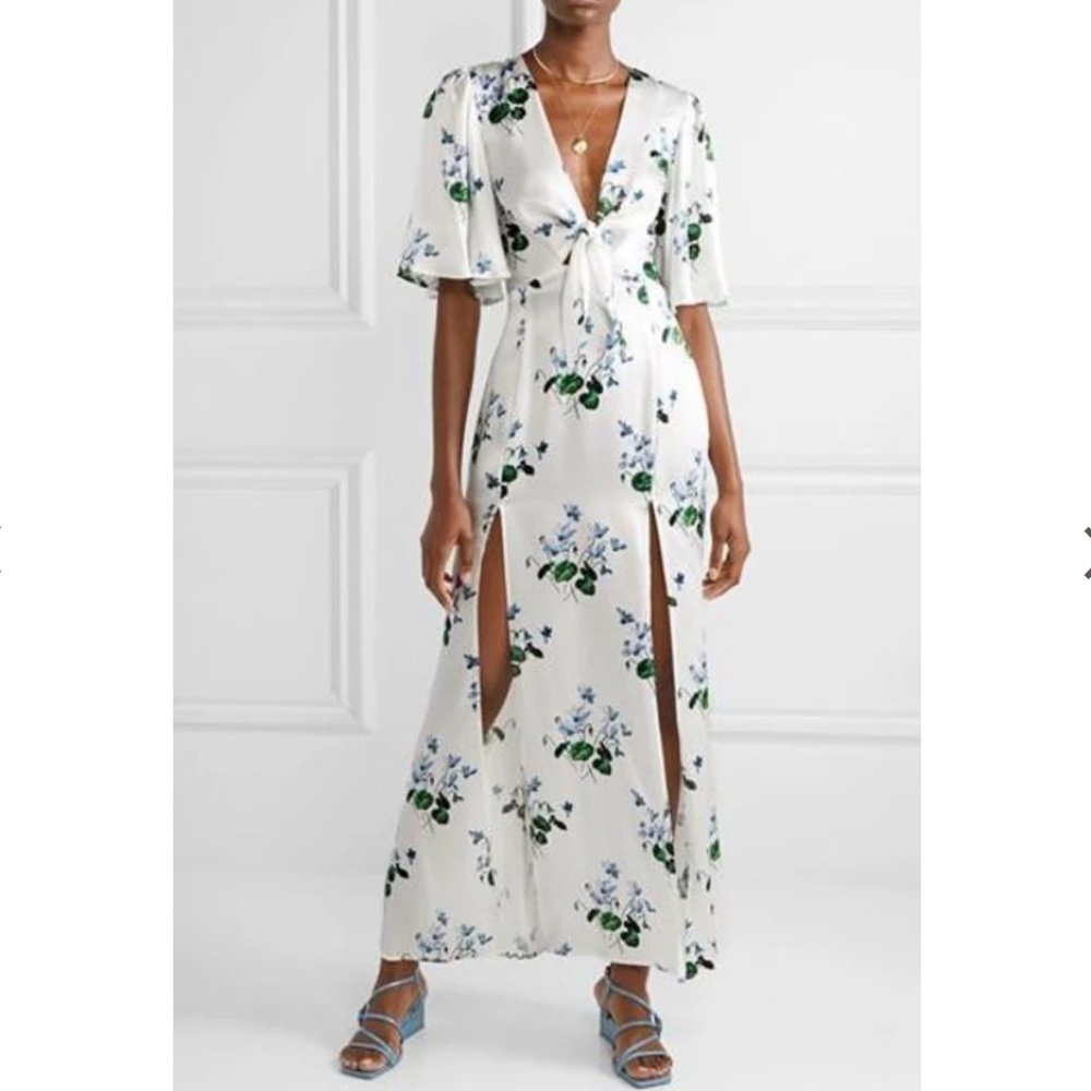 Les Reveries white floral maxi size 2